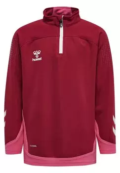 Толстовка HMLLEAD HALF ZIP Hummel, цвет biking red