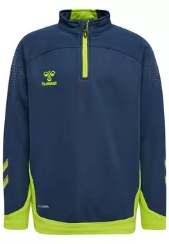 Толстовка HMLLEAD HALF ZIP Hummel, цвет dark blue denim