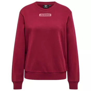 Толстовка Hmlte Element женская тренировочная HUMMEL, цвет rot