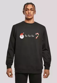 Толстовка HO HO HO WEIHNACHTEN CHRISTMAS F4NT4STIC, черный