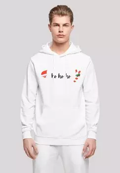 Толстовка HO HO HO WEIHNACHTEN - Hoodie F4NT4STIC, белый