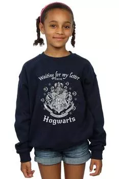 Толстовка «Хогвартс в ожидании моего письма» Harry Potter, темно-синий