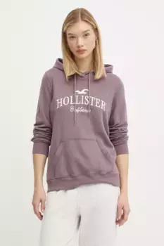 Толстовка Hollister Co., фиолетовый
