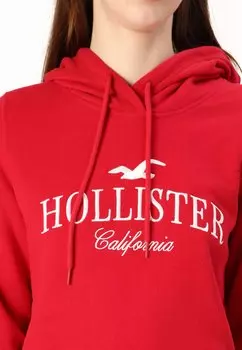 Толстовка Hollister Co., красный