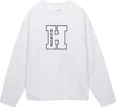 Толстовка Honor The Gift Campus Crewneck 'Light Heather', серый