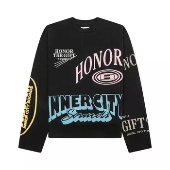 Толстовка Honor The Gift Studio Crewneck 2.0, черный