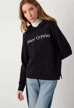 Толстовка HOODED LOGO PRINT AT CHEST Marc O'Polo, темно-синий