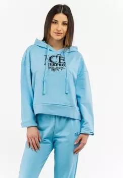 Толстовка Hoodie ICE ICEBERG, светло-голубой