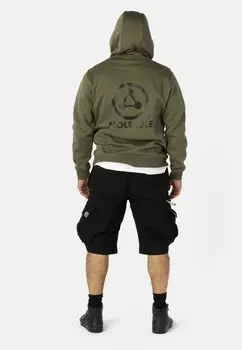 Толстовка Hoodie Molecule, оливковый