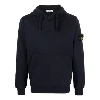 Толстовка hoodie 'navy' Stone Island, синий