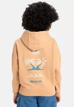 Толстовка Hoodie Quiksilver, бежевый
