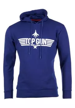 Толстовка Hoodie TOP GUN, синий