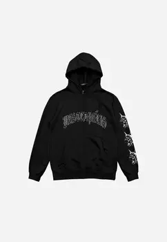 Толстовка HOODIE ZIP RAGE SHELTER UNISEX Wasted Paris, черный
