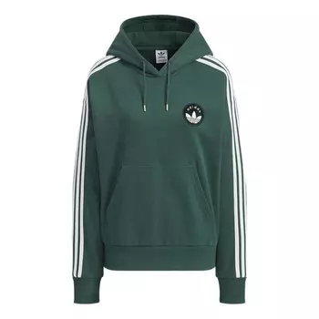 Толстовка hoodies 'green' Adidas, зеленый