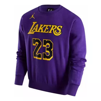 Толстовка Hoodies x nba la lakers statement edition Air Jordan, фиолетовый