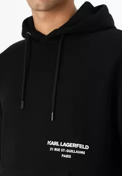 Толстовка HOODY KARL LAGERFELD, черный