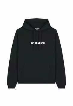 Толстовка HOW MUCH EMBROIDERY UNISEX - Hoodie Mira Paris, черный