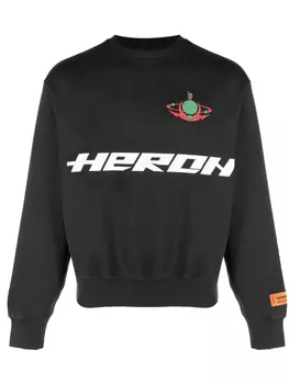 Толстовка HP Burn с круглым вырезом Heron Preston, черный
