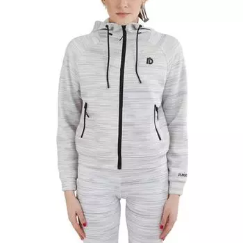 Толстовка худи Draug женская - белая Fundango, цвет weiss