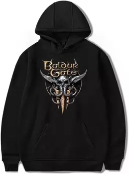 Толстовка худи JFeuytr Baldurs Gate 3, черный