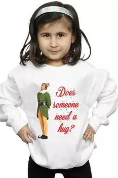 Толстовка Hug Buddy Elf, белый