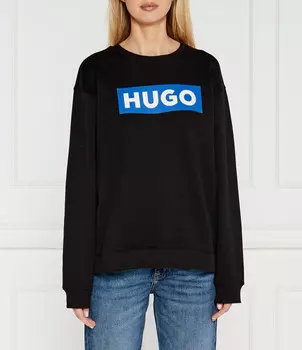 Толстовка Hugo Blue crew Regular Fit, черный