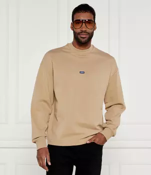Толстовка Hugo Blue Nedro Loose fit, бежевый