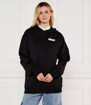 Толстовка Hugo Blue Oversize fit, черный