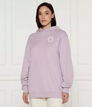 Толстовка Hugo Blue Oversize fit, пудрово-розовый