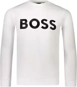 Толстовка Hugo Boss Salbo Белая, белый