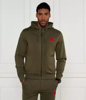 Толстовка HUGO Daple Regular Fit, зеленый