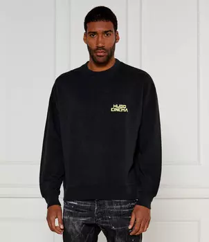 Толстовка HUGO Dargentix Regular Fit, черный