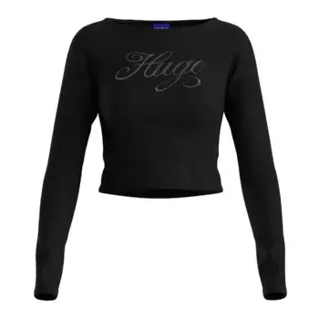 Толстовка HUGO Dastja 10269541 BLUE, черный