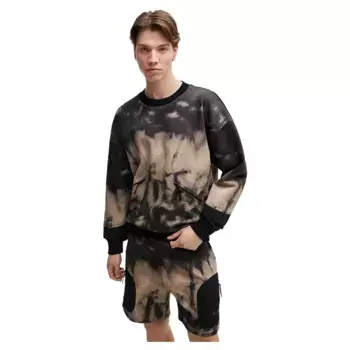 Толстовка HUGO Dautumnas 10262359, коричневый