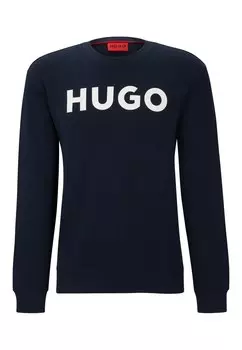 Толстовка HUGO DEM Regular Fit, темно-синий