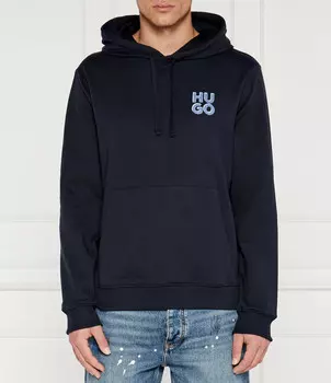 Толстовка HUGO Dimonihood Regular Fit, темно-синий