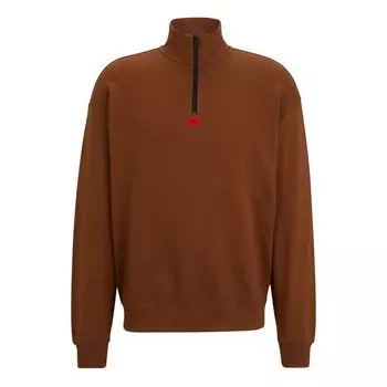 Толстовка HUGO Durty 10231445 01 Half Zip, красный
