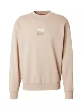 Толстовка HUGO Dusplited, цвет Beige/Ecru/Light beige