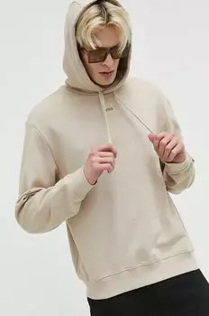 Толстовка HUGO из хлопка Hugo, бежевый