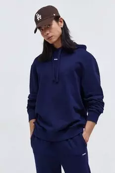 Толстовка HUGO из хлопка Hugo, темно-синий