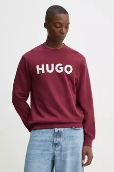 Толстовка HUGO из хлопка, красный