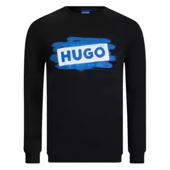 Толстовка HUGO Nabluey 01 BLUE, черный