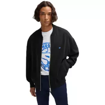 Толстовка HUGO Narane full zip, черный