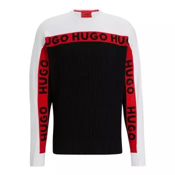 Толстовка HUGO Stimoh Full Zip, черный