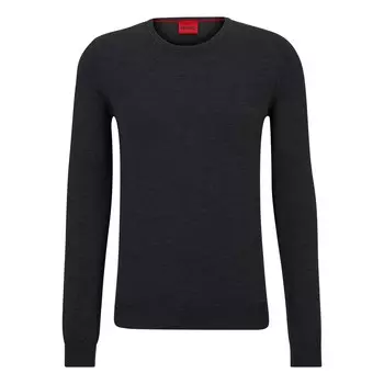 Толстовка HUGO Strickpullover, темно-серый
