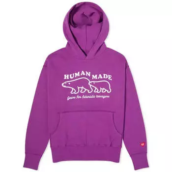 Толстовка Human Made Tsuriami, фиолетовый