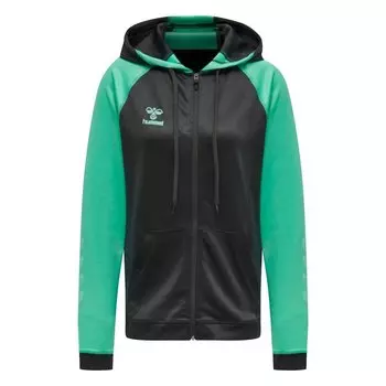Толстовка Hummel Action Full Zip, зеленый