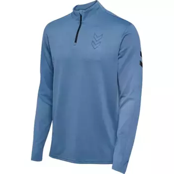 Толстовка Hummel Active Poly half zip, синий