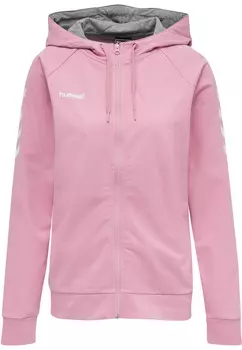 Толстовка Hummel Baumwoll Hoodie Hmlgo Cotton Zip Hoodie Woman, цвет COTTON CANDY