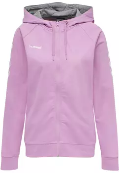 Толстовка Hummel Baumwoll Hoodie Hmlgo Cotton Zip Hoodie Woman, цвет ORCHID
